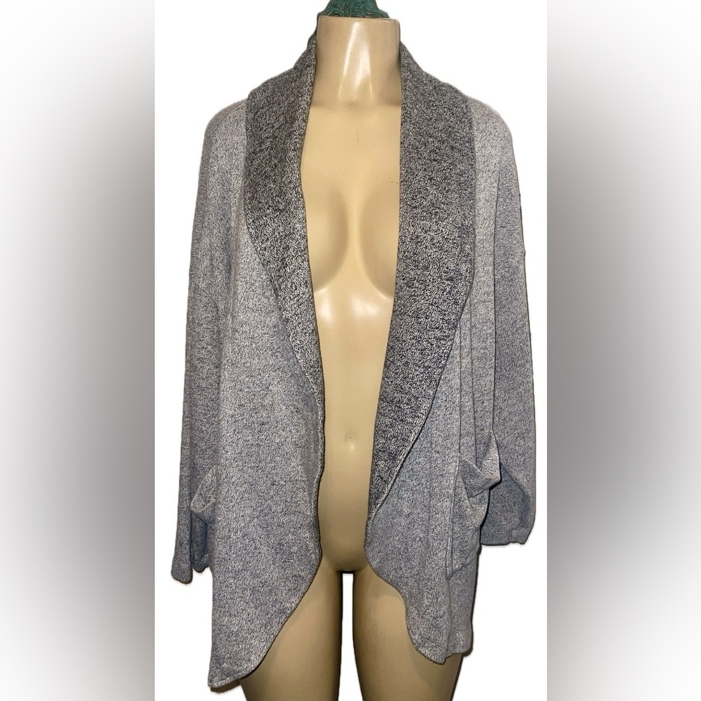 Banana Republic Lofty Knit Open Front Cardigan Shawl Collar Sweater XS